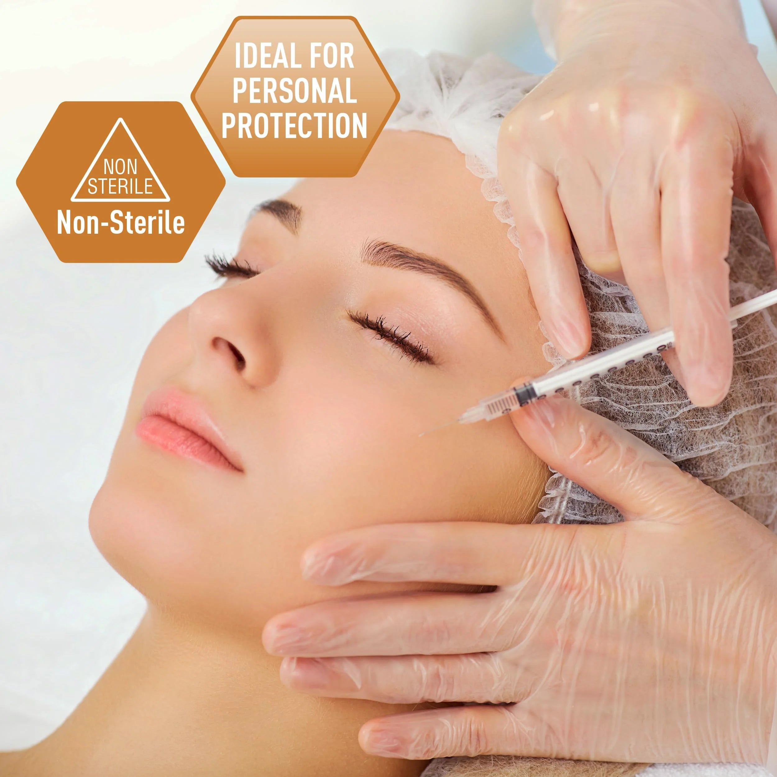 Disposable Vinyl Gloves Non-Sterile Powder & Latex Free Gloves, 4.3 Mil 1000-Pack, Large – Durable Cleaning Gloves